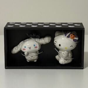 New Blue Sky Hello Kitty & Cinnamonroll Halloween Mummy Salt and Pepper Shakers